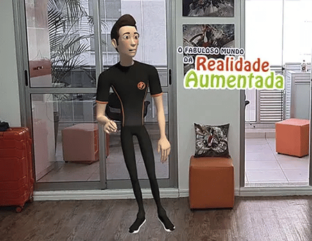 Personagem 3D Realidade Aumentada