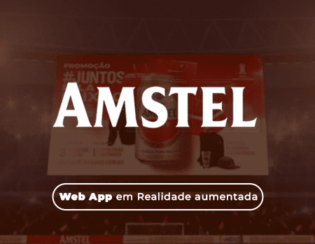 Amstel web app em realidade aumentada