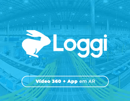 Loggi video 360 app em realidade aumentada