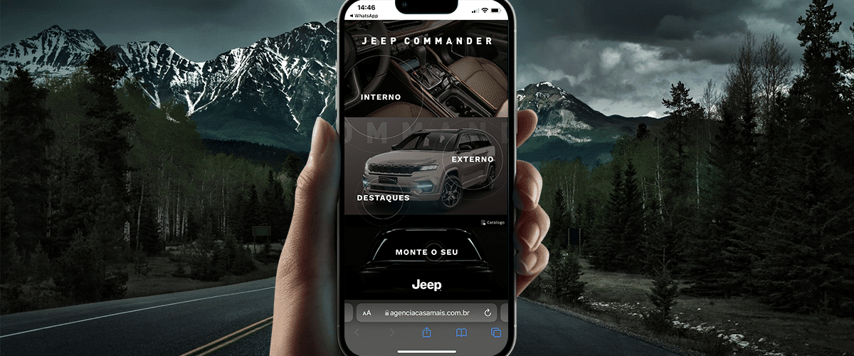 app realidade aumentada jeep commander