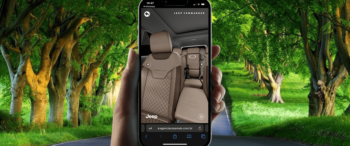 realidade aumentada jeep commander